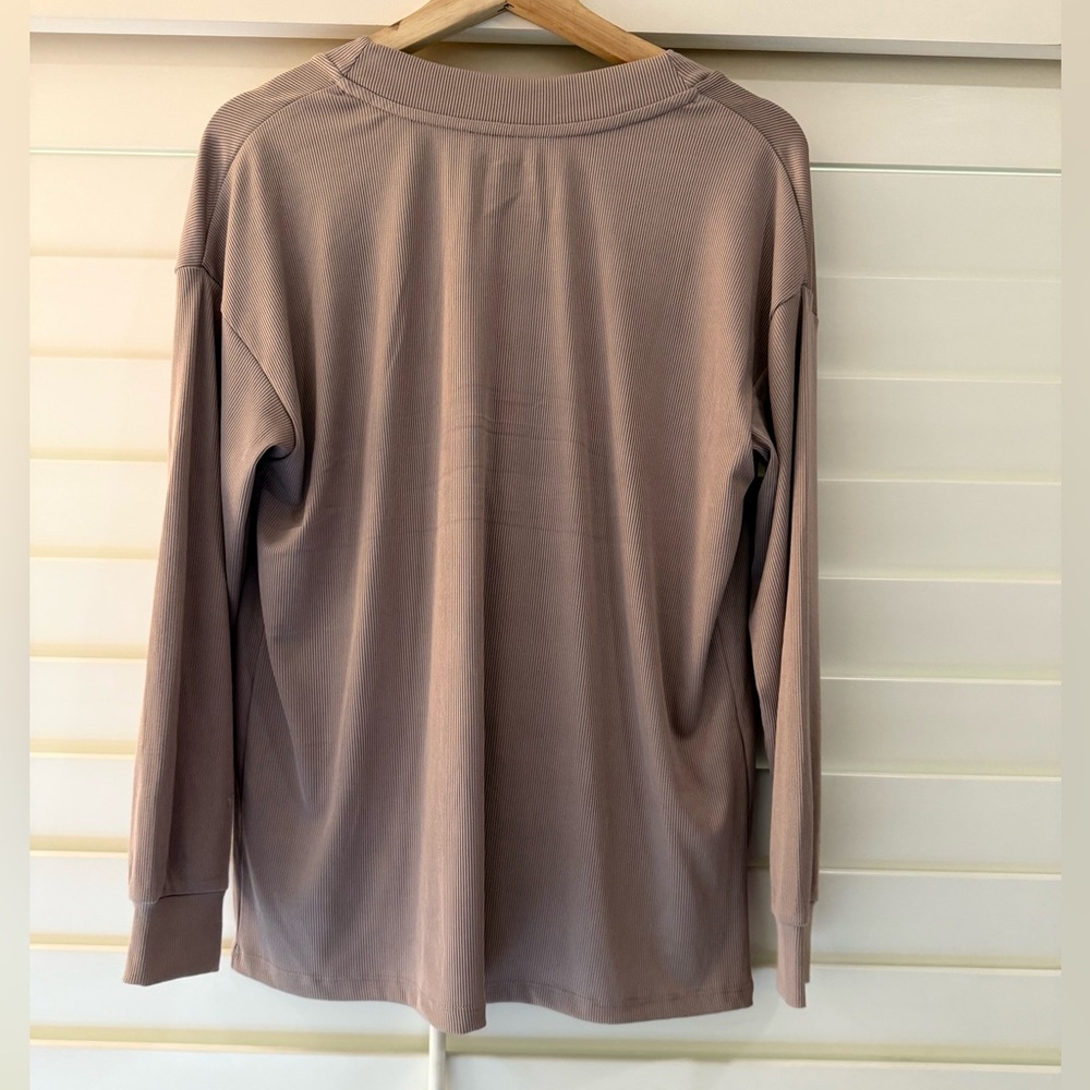 Live 2 Lounge Tan Button-Up Cardigan - Picture 2 of 3